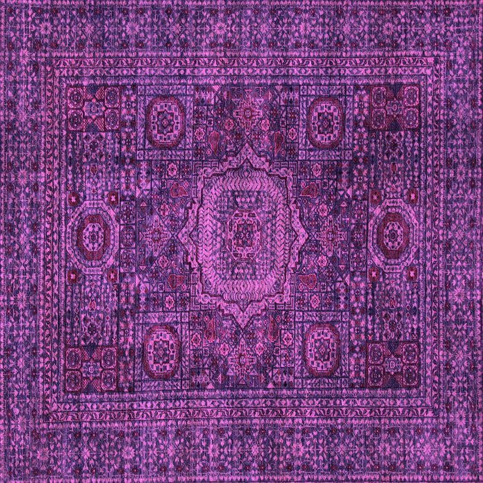 Square Abstract Pink Modern Rug, abs1307pnk