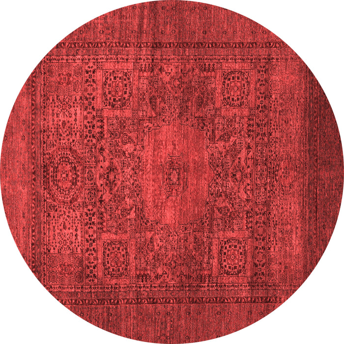 Machine Washable Abstract Red Modern Rug, wshabs1308red