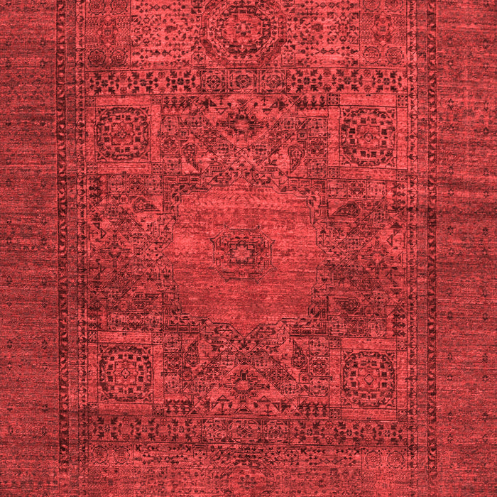 Machine Washable Abstract Red Modern Rug, wshabs1308red