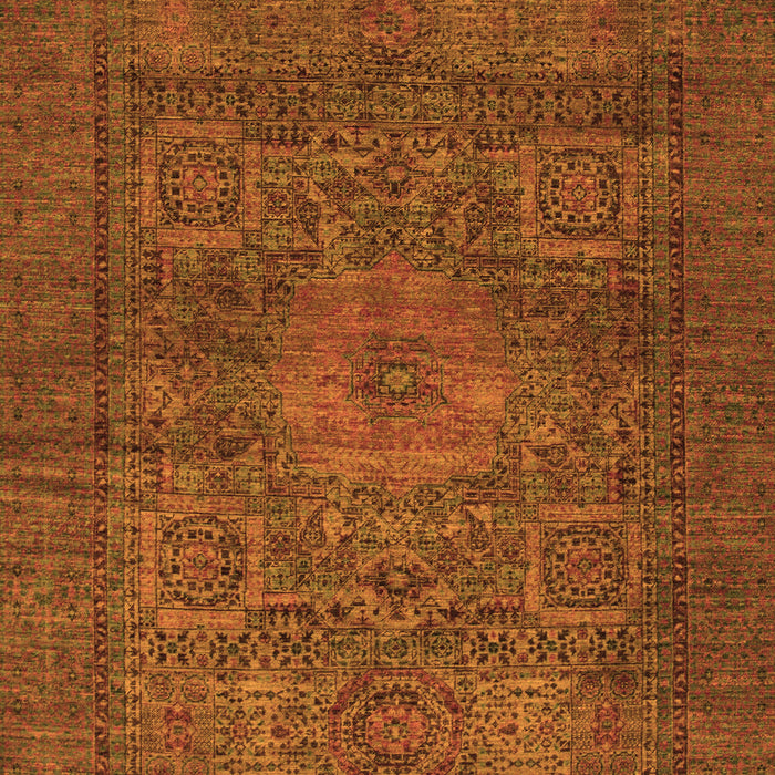 Machine Washable Abstract Orange Modern Area Rugs, wshabs1308org