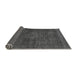 Sideview of Abstract Gray Modern Rug, abs1308gry