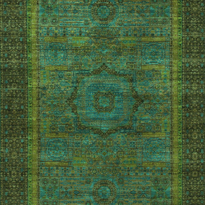 Machine Washable Abstract Turquoise Modern Area Rugs, wshabs1309turq