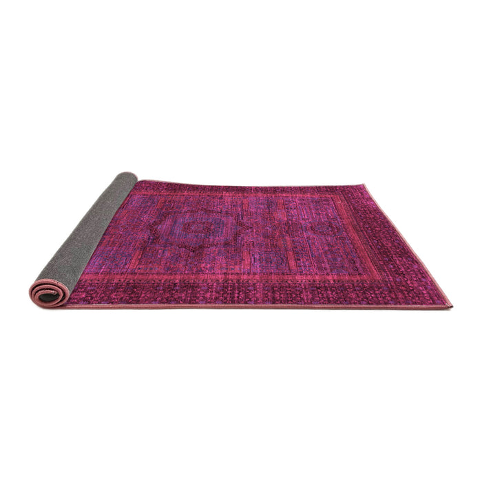 Sideview of Abstract Pink Modern Rug, abs1309pnk