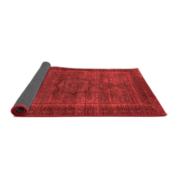 Abstract Red Modern Area Rugs