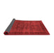 Abstract Red Modern Area Rugs