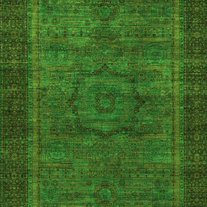 Abstract Green Modern Rug, abs1309grn