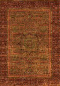 Abstract Orange Modern Rug, abs1309org