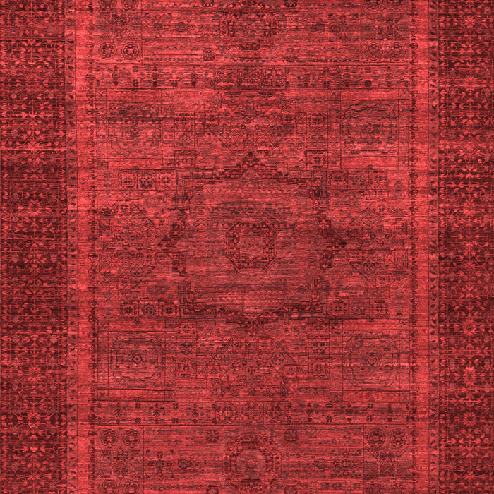 Machine Washable Abstract Red Modern Rug, wshabs1309red