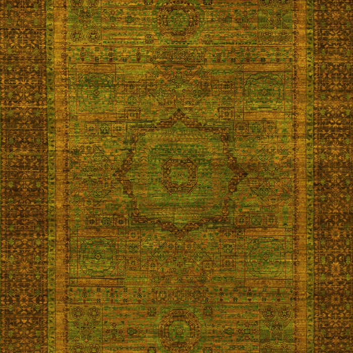 Abstract Yellow Modern Rug, abs1309yw