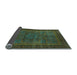 Sideview of Abstract Light Blue Modern Rug, abs1309lblu