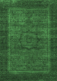 Abstract Emerald Green Modern Rug, abs1309emgrn