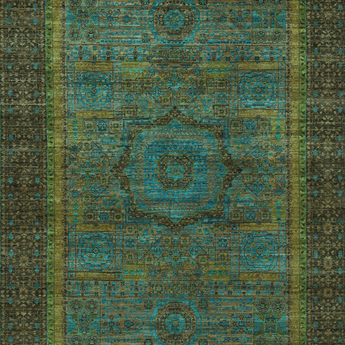Machine Washable Abstract Light Blue Modern Rug, wshabs1309lblu