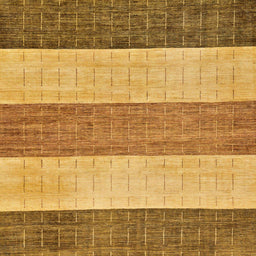 Square Machine Washable Abstract Orange Rug, wshabs130