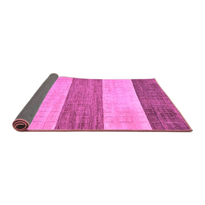 Sideview of Abstract Purple Modern Rug, abs130pur
