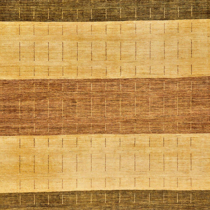 Machine Washable Abstract Orange Rug, wshabs130