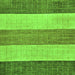 Square Abstract Green Modern Rug, abs130grn