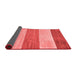 Abstract Red Modern Area Rugs