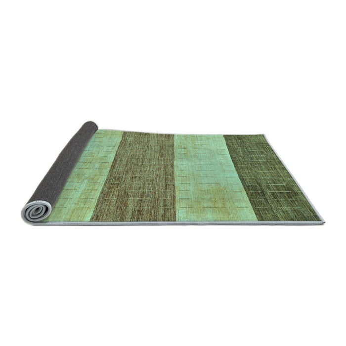 Sideview of Abstract Light Blue Modern Rug, abs130lblu