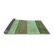 Sideview of Abstract Light Blue Modern Rug, abs130lblu