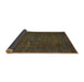 Sideview of Abstract Bakers Brown Modern Rug, abs1310