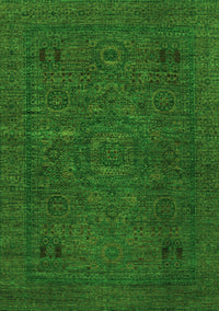 Abstract Green Modern Rug, abs1310grn