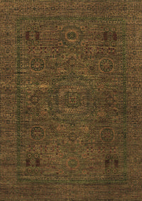 Abstract Brown Modern Rug, abs1310brn