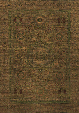 Abstract Brown Modern Rug, abs1310brn