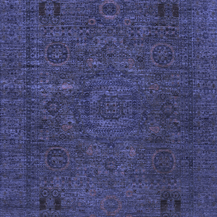 Machine Washable Abstract Blue Modern Rug, wshabs1310blu