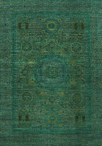 Abstract Turquoise Modern Rug, abs1310turq