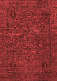 Abstract Red Modern Rug, abs1310red