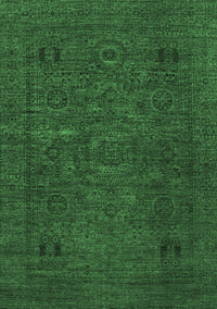 Abstract Emerald Green Modern Rug, abs1310emgrn