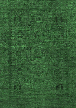 Abstract Emerald Green Modern Rug, abs1310emgrn