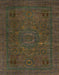 Abstract Bakers Brown Modern Rug, abs1310