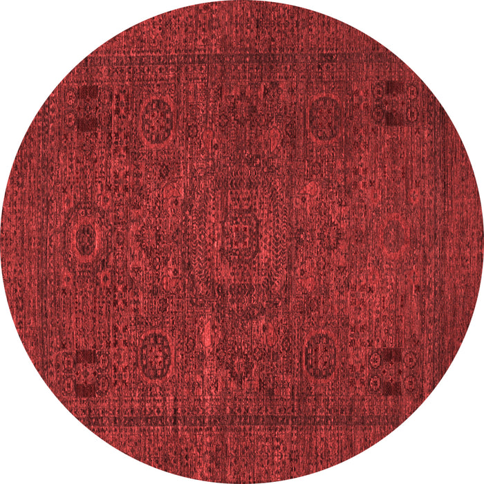 Abstract Red Modern Rug, abs1310red