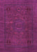 Machine Washable Abstract Pink Modern Rug, wshabs1310pnk