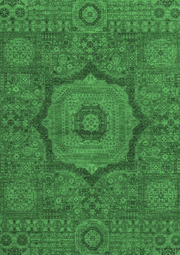 Abstract Emerald Green Modern Rug, abs1311emgrn