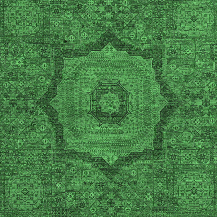Abstract Emerald Green Modern Rug, abs1311emgrn