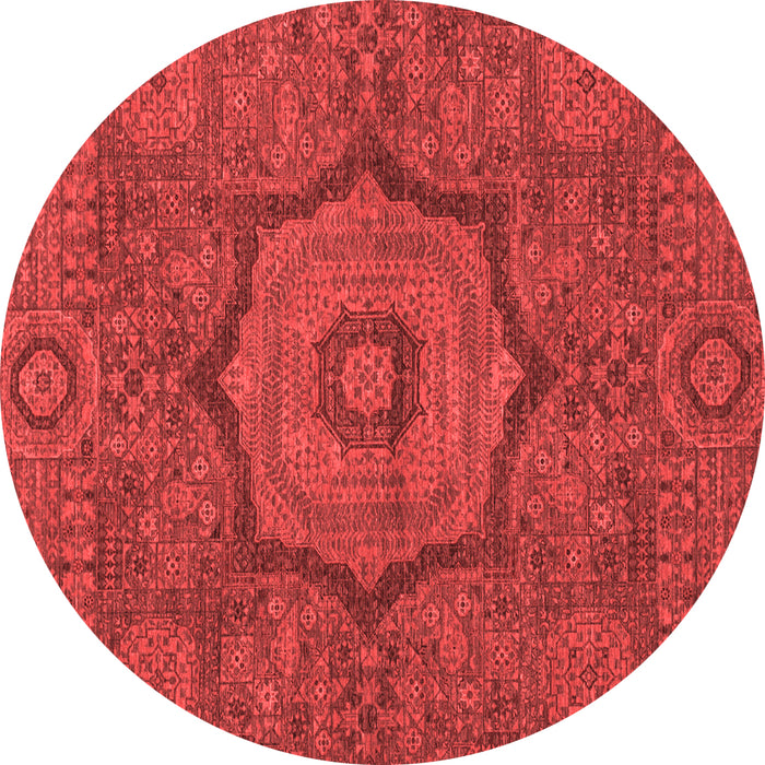 Abstract Red Modern Rug, abs1311red