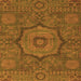 Square Abstract Orange Modern Rug, abs1311org