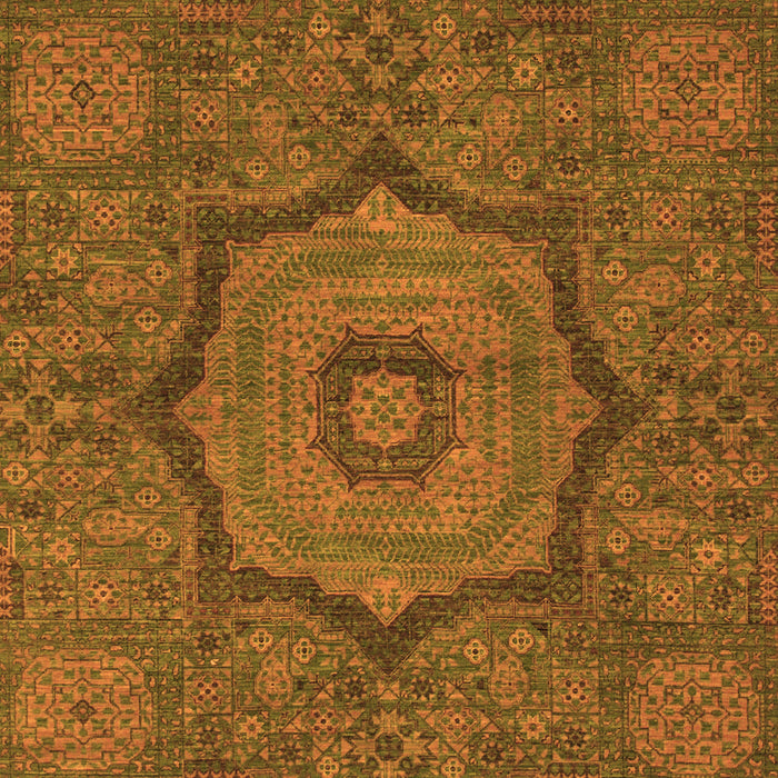 Abstract Orange Modern Rug, abs1311org