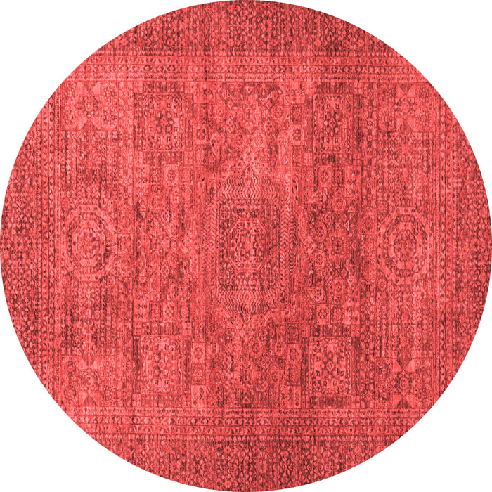 Abstract Red Modern Rug, abs1312red