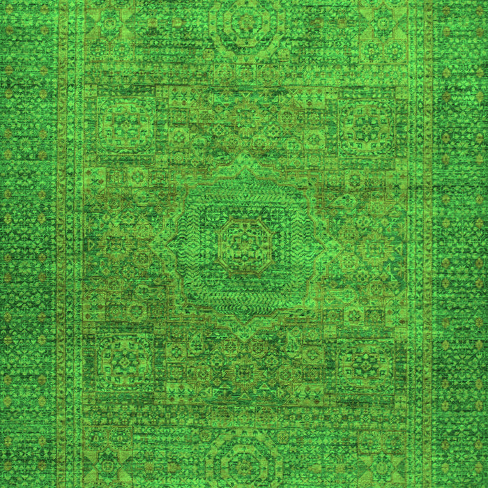 Machine Washable Abstract Green Modern Area Rugs, wshabs1312grn