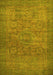 Abstract Yellow Modern Rug, abs1312yw