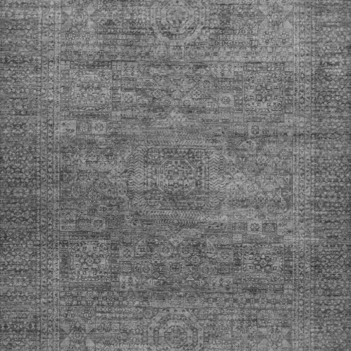 Machine Washable Abstract Gray Modern Rug, wshabs1312gry