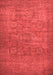 Abstract Red Modern Area Rugs