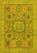 Abstract Yellow Modern Rug, abs1313yw