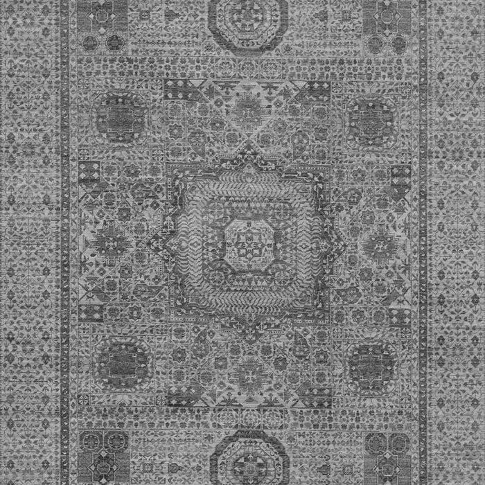 Machine Washable Abstract Gray Modern Rug, wshabs1313gry