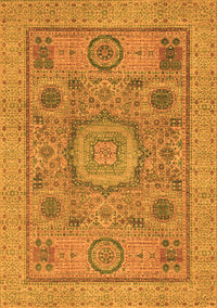 Abstract Orange Modern Rug, abs1313org