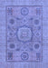 Abstract Blue Modern Rug, abs1313blu