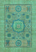 Machine Washable Abstract Light Blue Modern Rug, wshabs1313lblu